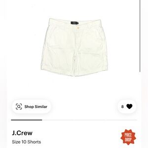 J.Crew White Shorts